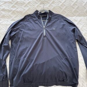 Travis Mathew blue 1/4 zip